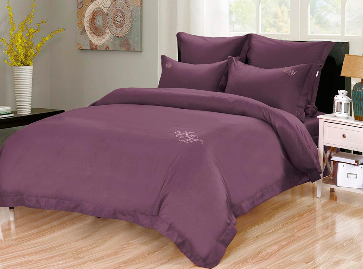 Комплект постельного белья Sofi De Marko Джонатан темно-фиолетовый